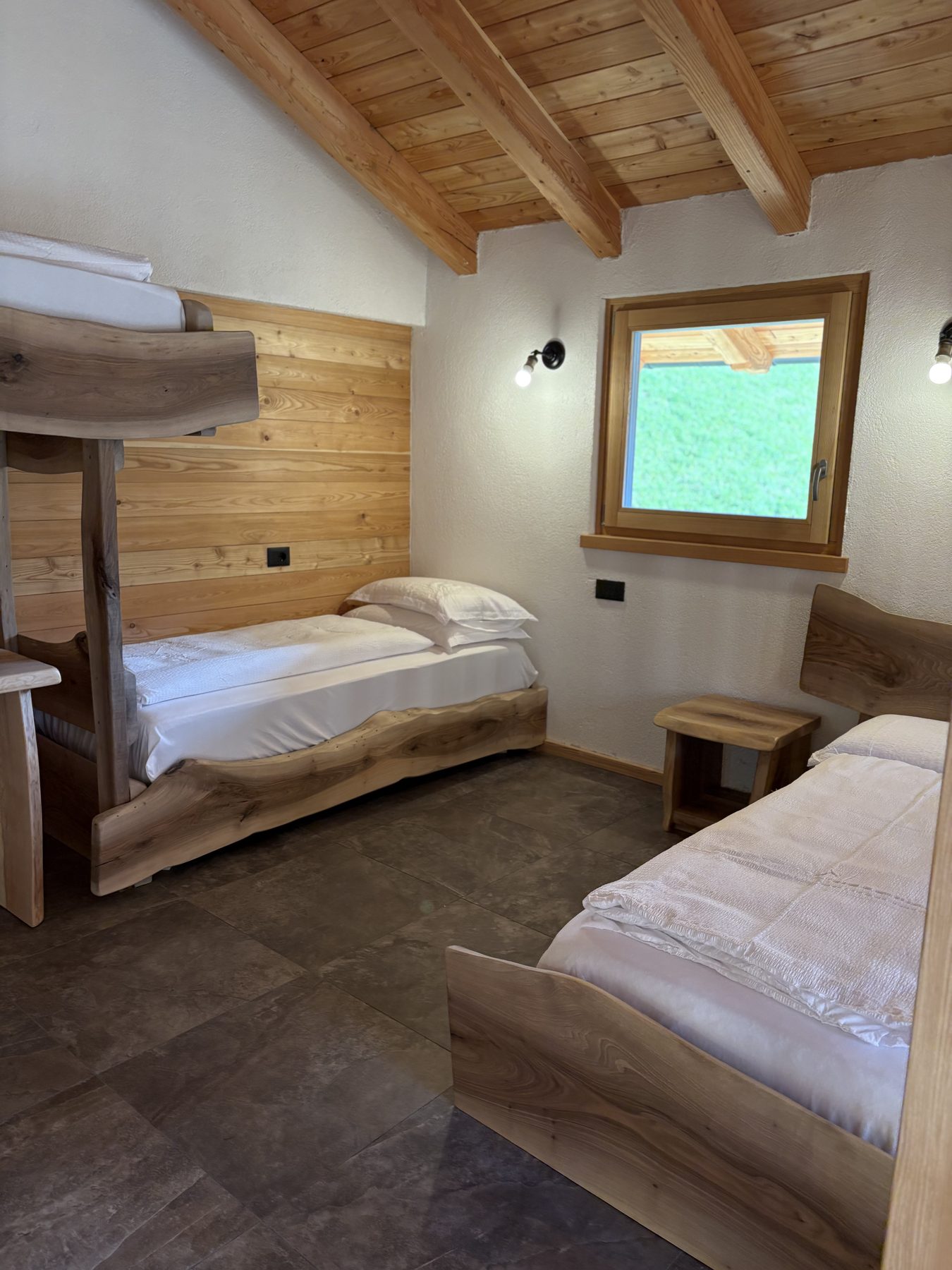 Chalet Carè Alto Camera con letti dello Chalet Carè Alto