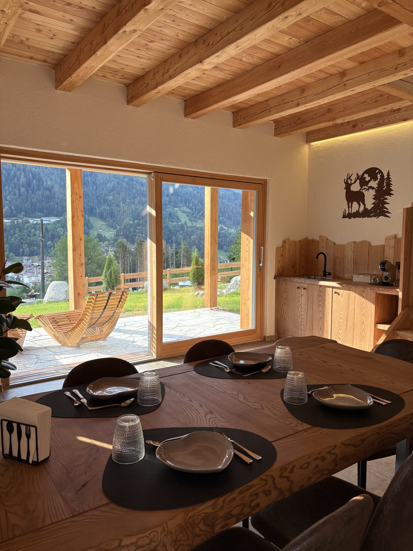 Soggiorno dello Chalet Sissi